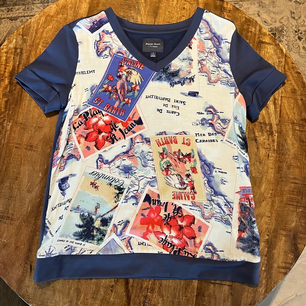 Peter Som Relaxed Fit Top - Size Small